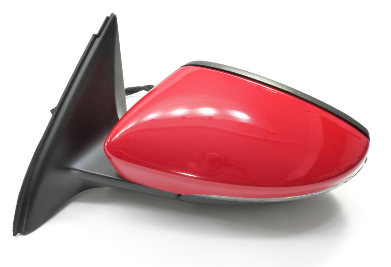 LH Side View Door Exterior Mirror 11-18 VW Jetta MK6 - LY3D Red - 5C7 857 501 AB