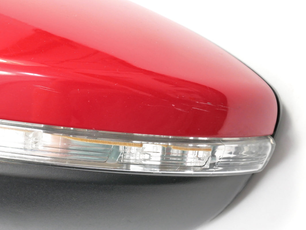 LH Side View Door Exterior Mirror 11-18 VW Jetta MK6 - LY3D Red - 5C7 857 501 AB