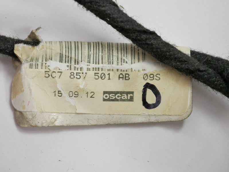 LH Side View Door Exterior Mirror 11-18 VW Jetta MK6 - LY3D Red - 5C7 857 501 AB