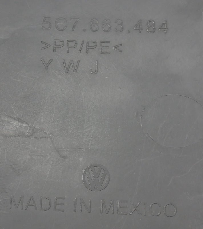 RH Lower Kick Panel Trim Panel 11-18 VW Jetta MK6 ~ 5C7 863 484