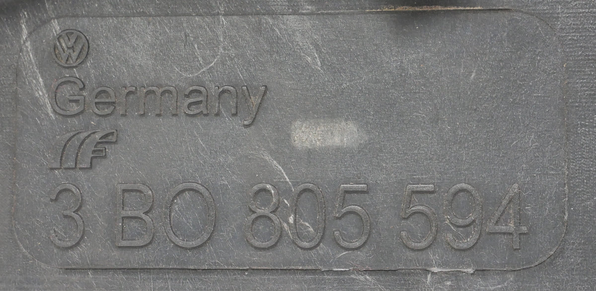 Radiator Core Support Nose Panel 01-05 VW Passat B5.5 1.8T Genuine - 3B0 805 594