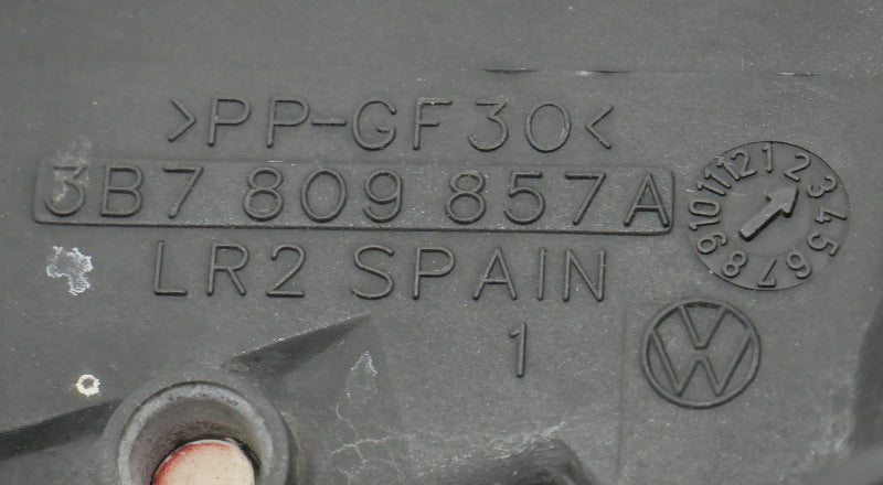 Fuel Gas Door Flap Lid 01-05 VW Passat Sedan LB3Y Colorado Red - 3B7 809 857 A