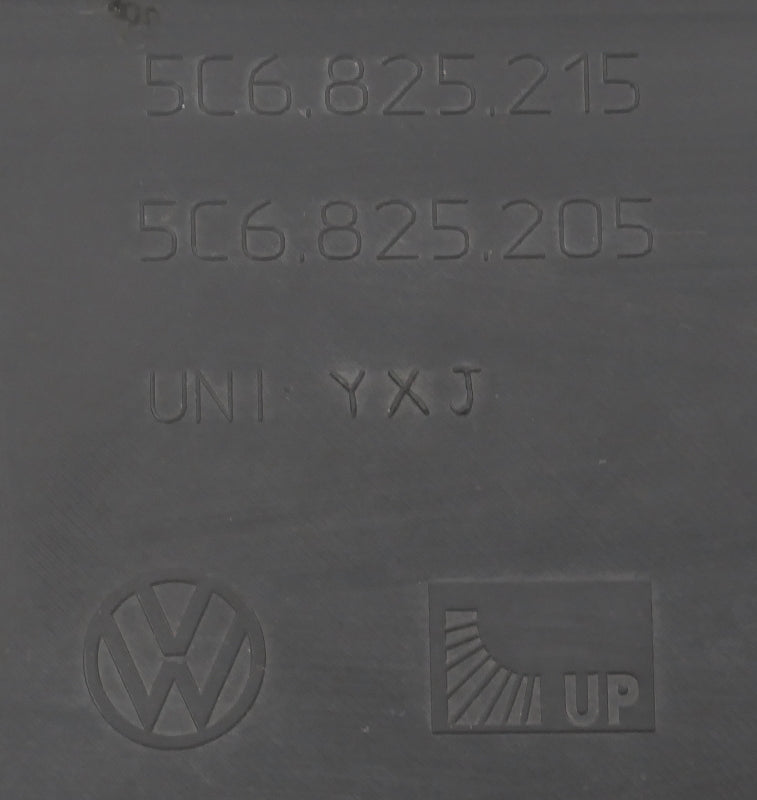 RH Rear Lower Bumper Splash Guard 11-14 VW Jetta GLI MK6 Sedan - 5C6 825 215