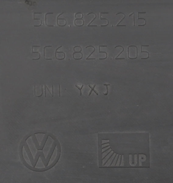 RH Rear Lower Bumper Splash Guard 11-14 VW Jetta GLI MK6 Sedan - 5C6 825 215