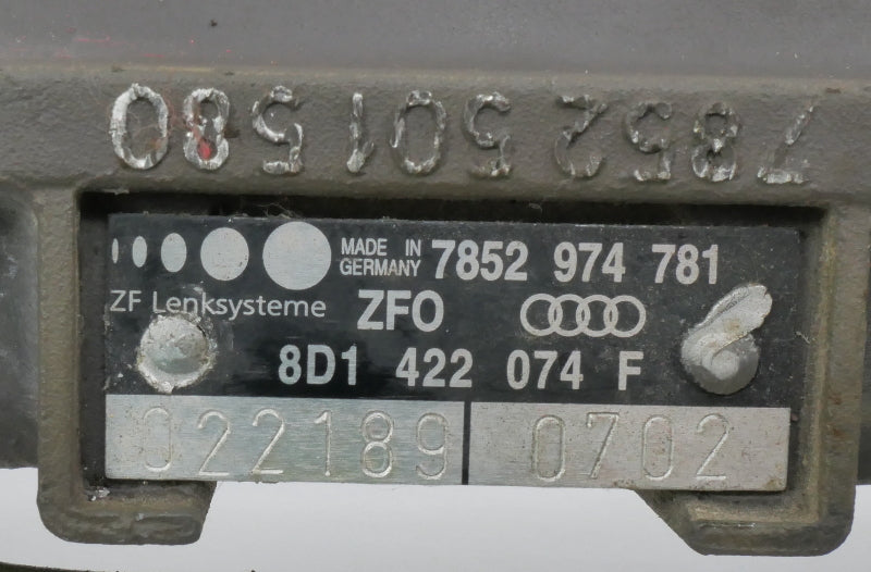 Power Steering Rack ZF 99-05 VW Passat B5 B5.5 2.8 V6 - Genuine - 8D1 422 074 F