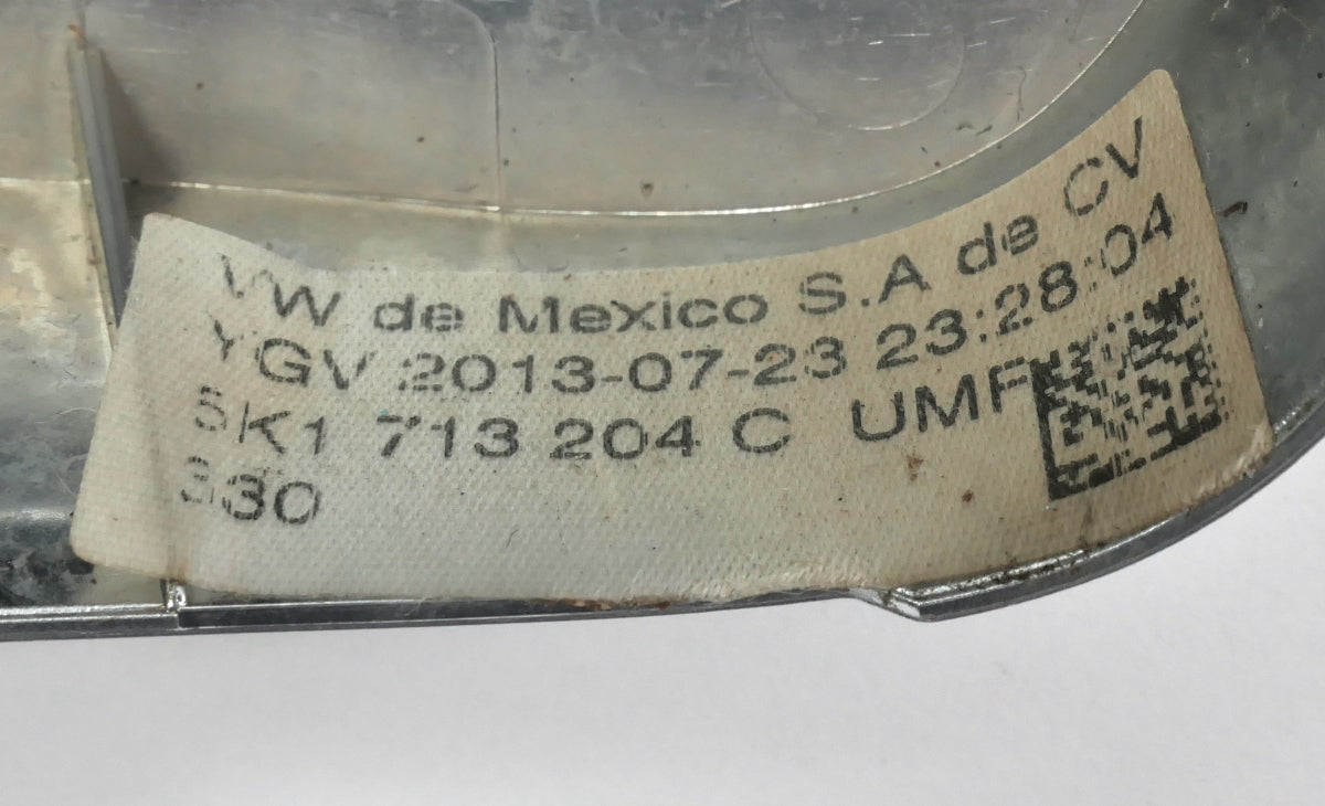 Shifter Gear Selector Trim & Knob 10-14 VW Jetta Wagon Golf MK6 - 5K1 713 204 C