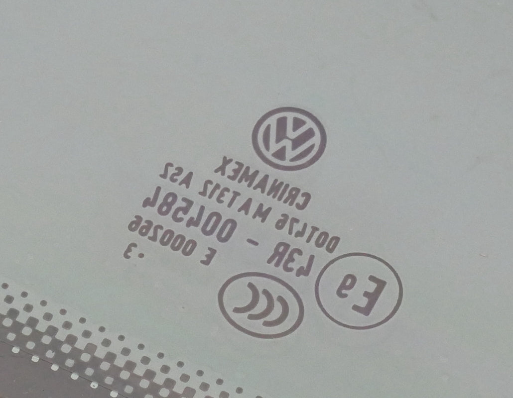 LH Rear Quarter Window Side Hatch Glass 09-14 VW Jetta Sportwagen MK6 . Genuine