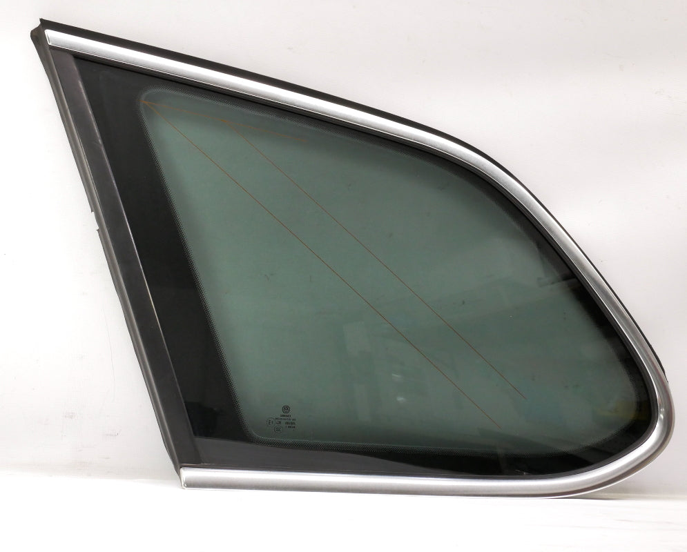 LH Rear Quarter Window Side Hatch Glass 09-14 VW Jetta Sportwagen MK6 . Genuine