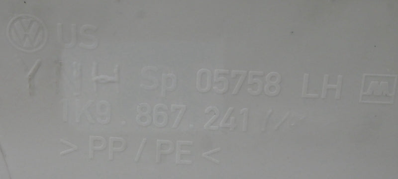 LH Interior C Pillar Trim Panel 09-14 VW Jetta Sportwagen MK5 MK6 1K9 867 241 M