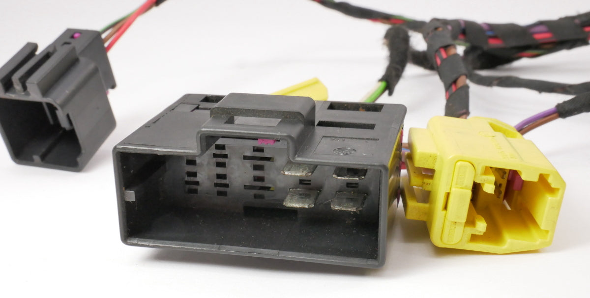 Front Heated Seat Wiring Harness Pigtail Plugs 10-14 VW Jetta Sportwagen