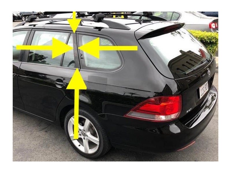 LH Rear Door Window Pillar Trim 09-10 VW Jetta Sportwagen MK5 MK6 1K9 839 903 C