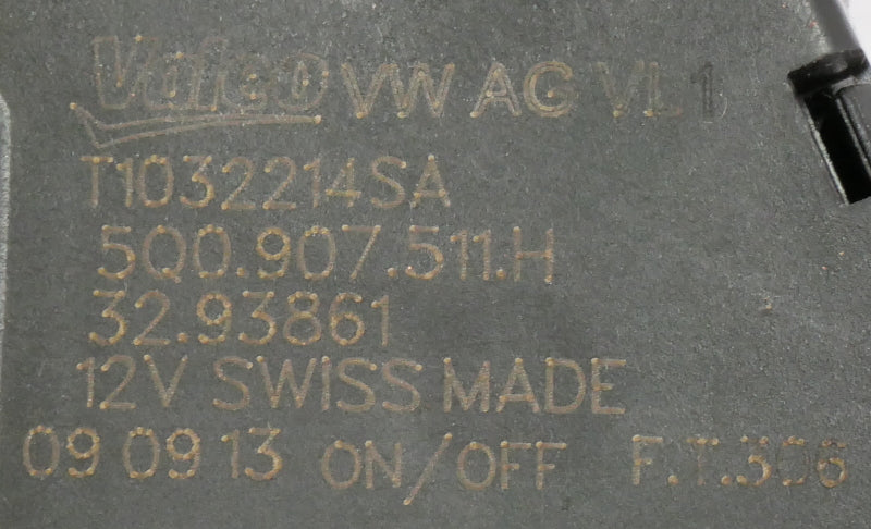 Heater Box Servo Actuator VW Jetta Tiguan Eos Beetle Atlas A3 Q3 - 5Q0 907 511 H