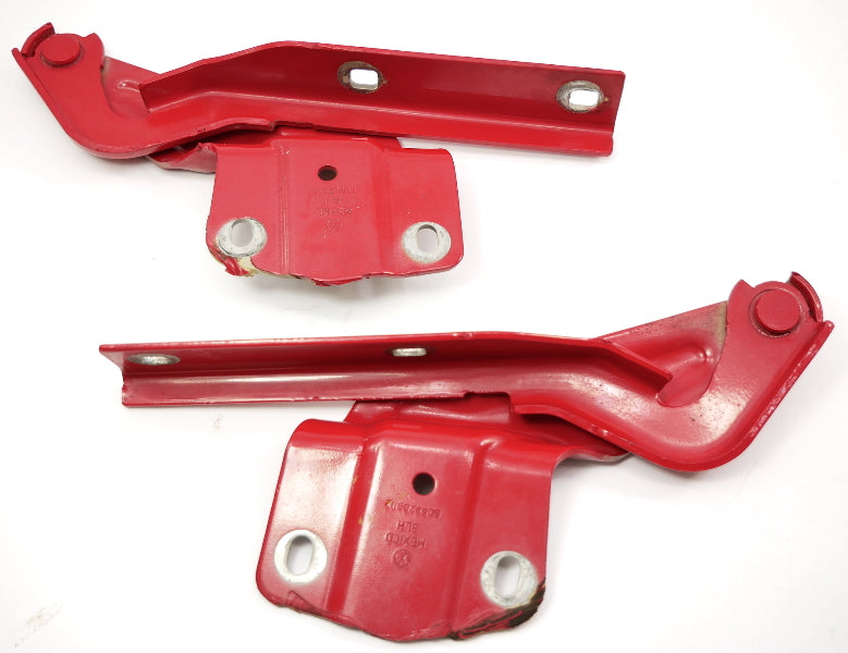 Hood Hinges 11-18 VW Jetta Sedan MK6 - LY3D Red - Genuine - 5C6 823 301 / 302