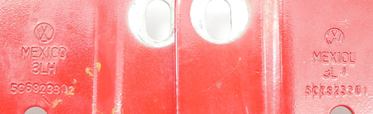 Hood Hinges 11-18 VW Jetta Sedan MK6 - LY3D Red - Genuine - 5C6 823 301 / 302