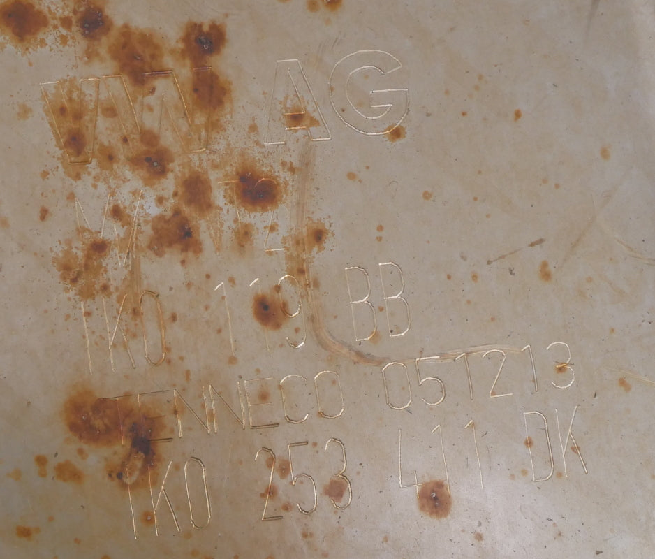 Center Muffler Resonator 14-18 VW Jetta 1.8T MK6 Sedan Stock - 1K0 119 BB