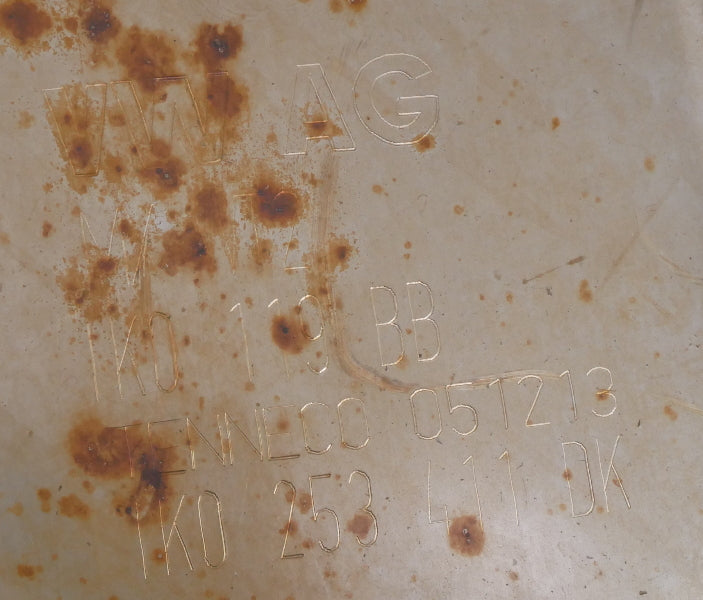 Center Muffler Resonator 14-18 VW Jetta 1.8T MK6 Sedan Stock - 1K0 119 BB