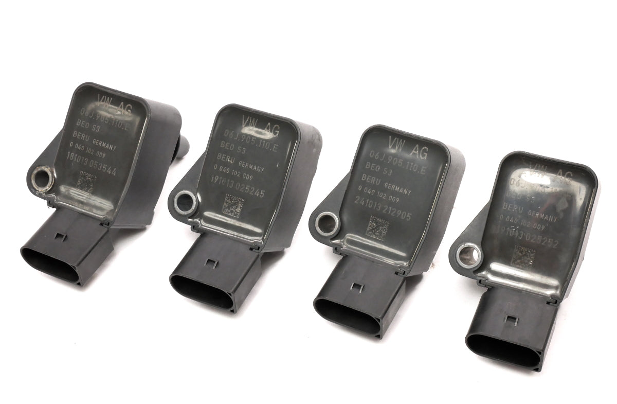 4 Ignition Coils 13-17 VW Jetta Golf GTI MK6 MK7 Audi A3 S3 Beetle 06J 905 110 E