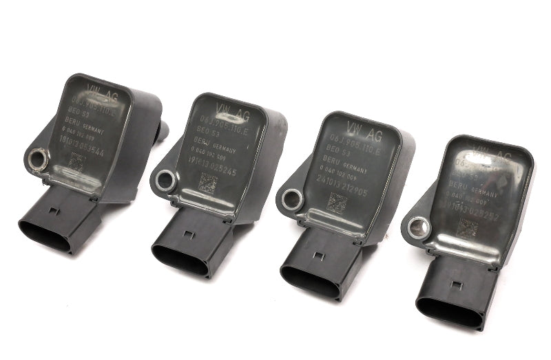 4 Ignition Coils 13-17 VW Jetta Golf GTI MK6 MK7 Audi A3 S3 Beetle 06J 905 110 E