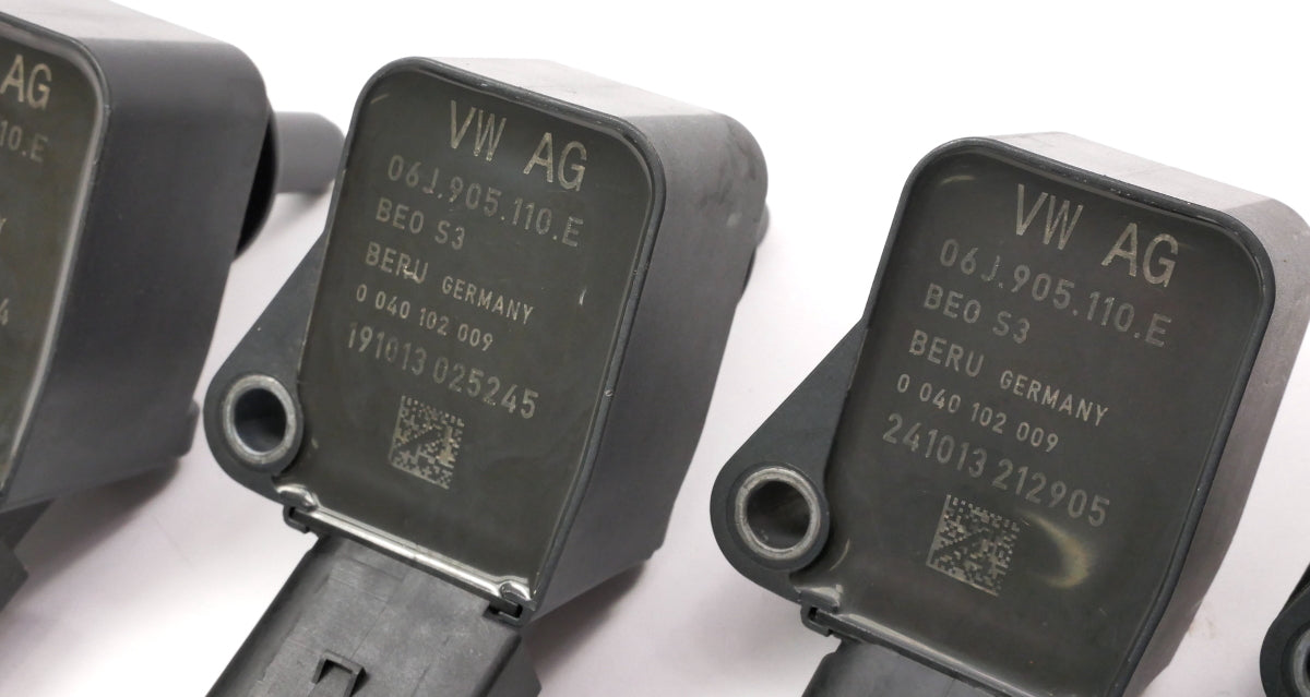 4 Ignition Coils 13-17 VW Jetta Golf GTI MK6 MK7 Audi A3 S3 Beetle 06J 905 110 E