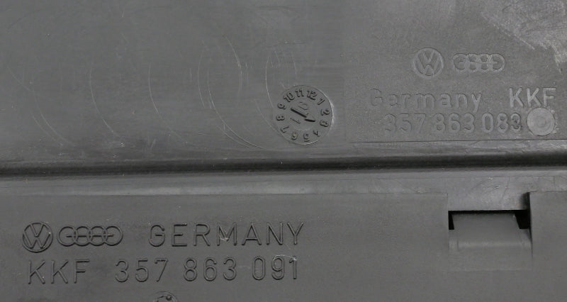 Lower Dash Fuse Diagram Door Cover 90-97 VW Passat B3 B4 ~ Genuine ~ 357 863 083