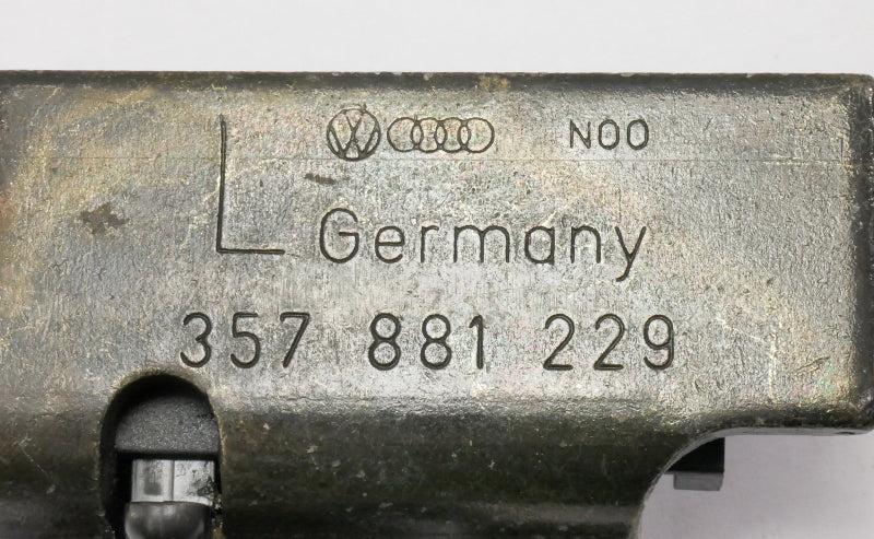 LH Front Seat Pin Slider Bracket & Sensor 90-94 VW Passat B3 - 357 881 229