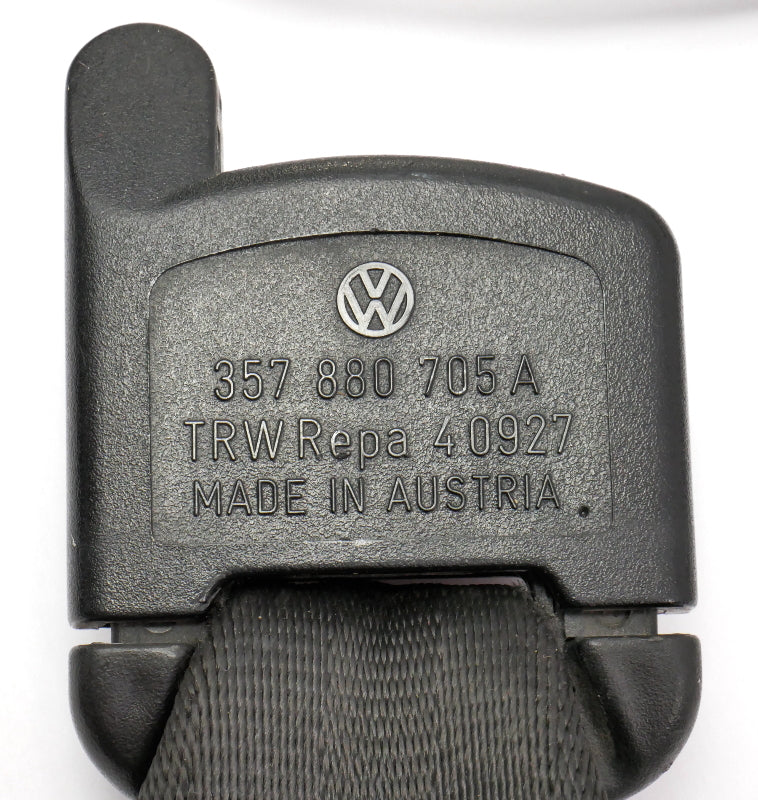 LH Front Seat Shoulder Belt 90-94 VW Passat B3 Seatbelt Genuine - 357 880 705 A