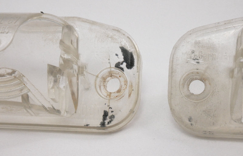 License Plate Lamp Light Lenses 90-94 VW Passat B3 - Genuine -