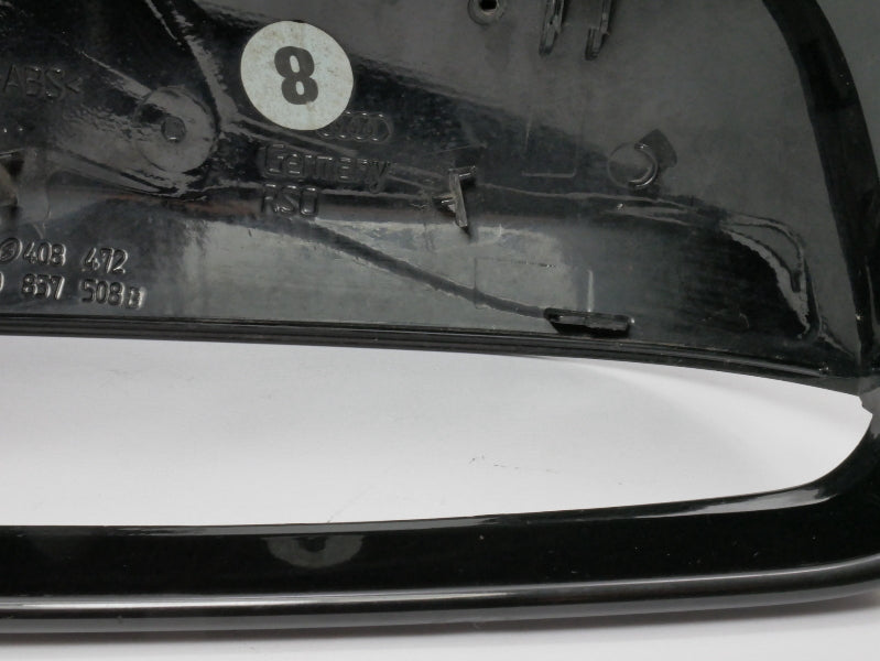RH Side View Exterior Door Mirror Cap 02-08 Audi A4 B6 B7 - LY9B Black - Genuine
