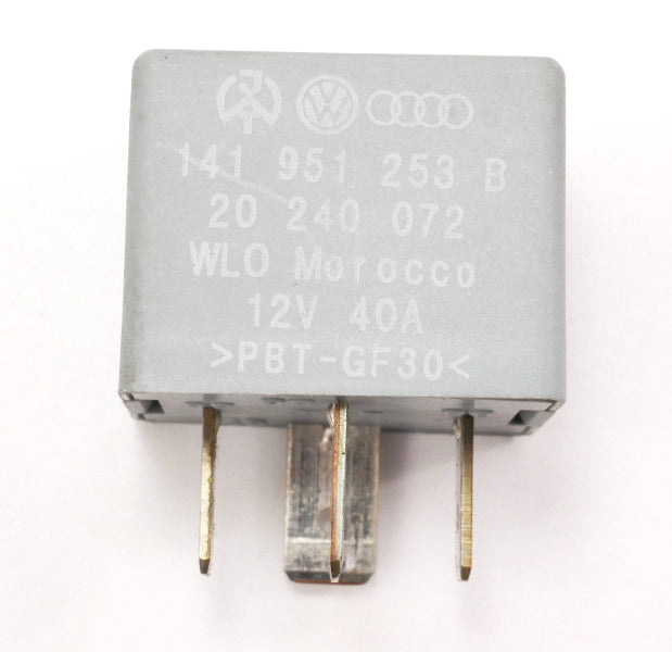 2x Relay 53 Multi Purpose Horn AC VW Jetta Golf Rabbit Passat - 141 951 253 B -