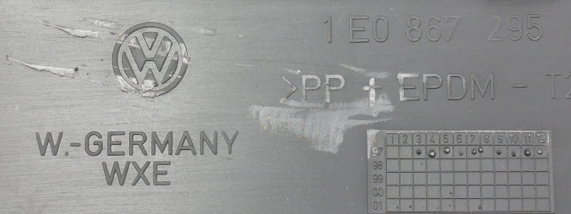 Roll Bar Cover Top Trim 95-02 VW Cabrio MK3 MK3.5 - Genuine - 1E0 867 295