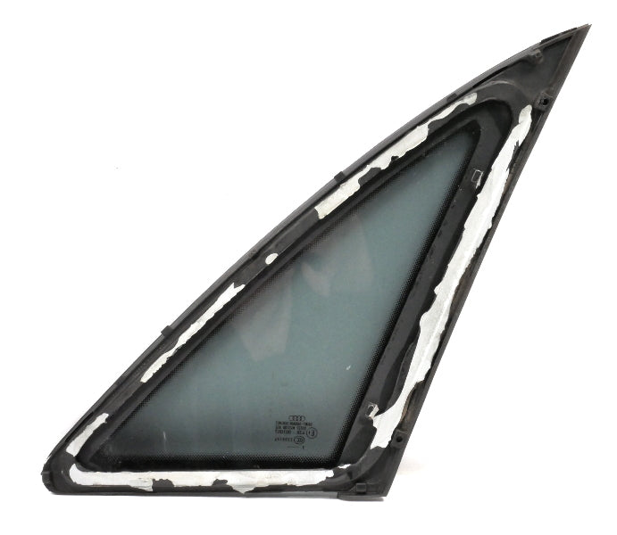 LH Rear Quarter Fixed Window Glass 02-05 Audi A4 S4 B6 Sedan - Genuine