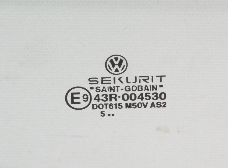 LH Front Side Window Door Glass 03-10 VW Beetle Convertible - Genuine