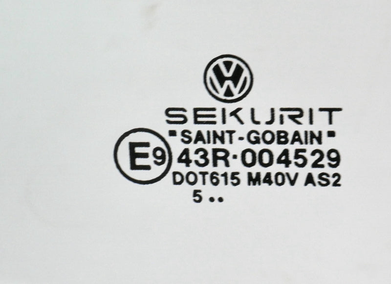 RH Rear Side Window Quarter Glass 03-10 VW Beetle Convertible - Genuine