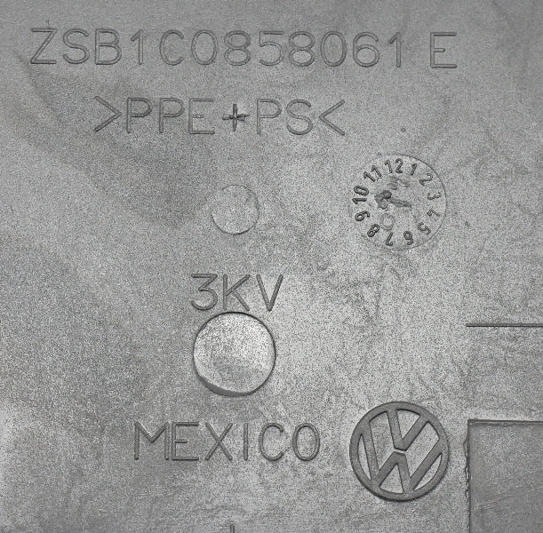 Center Upper Dash Trim Panel Cover 98-10 VW Beetle - Genuine - 1C0 858 061 E