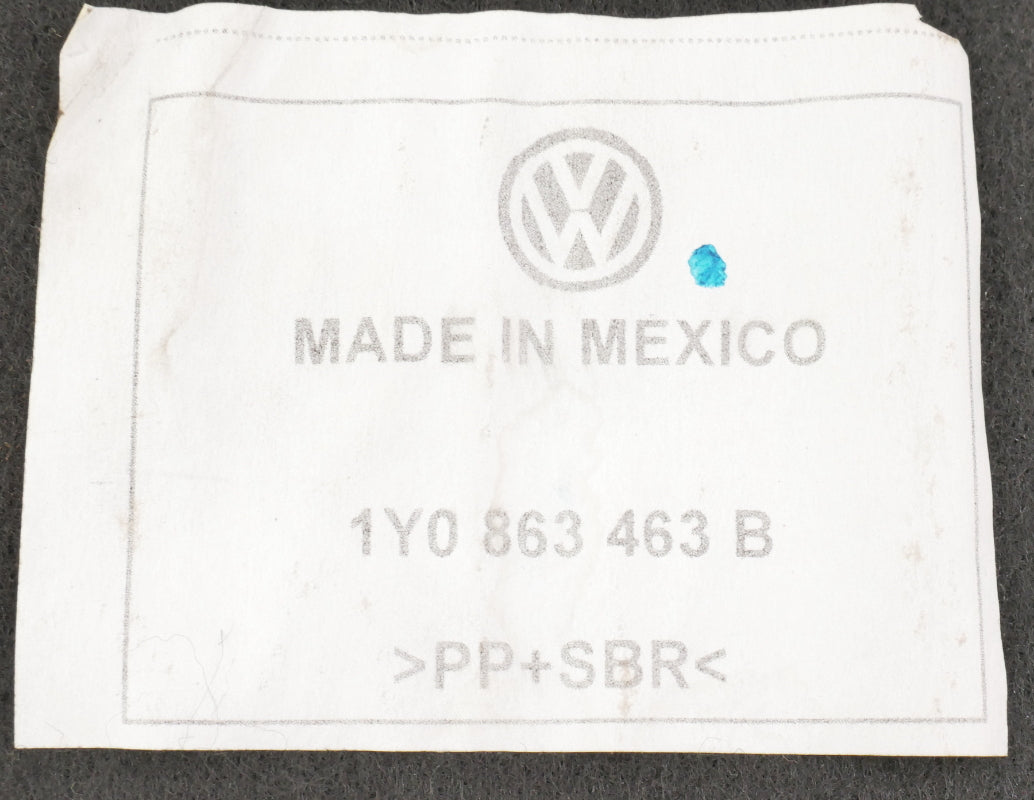 Trunk Floor Carpet Mat 03-10 VW Beetle Convertible - Genuine - 1Y0 863 463 B
