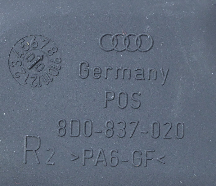 RH Front Interior Door Handle Tweeter 96-01 Audi A4 B5 - Navy Blue - 8D0 837 020