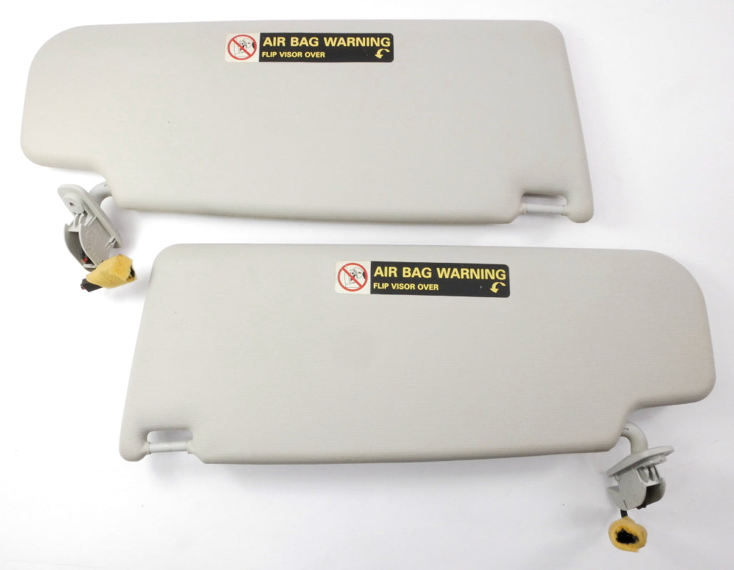 Sunvisor Sun Visor Set 99-05 VW Jetta Golf GTI MK4 Passat B5 Beetle ~ Grey