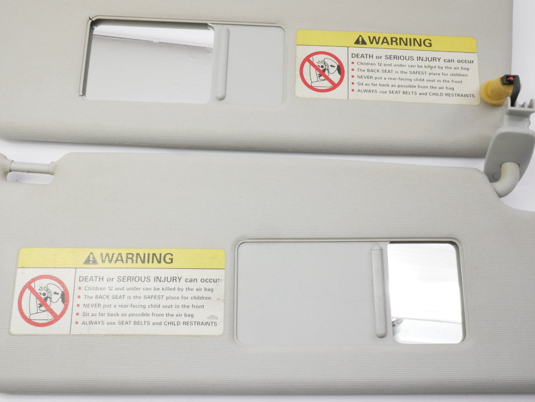 Sunvisor Sun Visor Set 99-05 VW Jetta Golf GTI MK4 Passat B5 Beetle ~ Grey