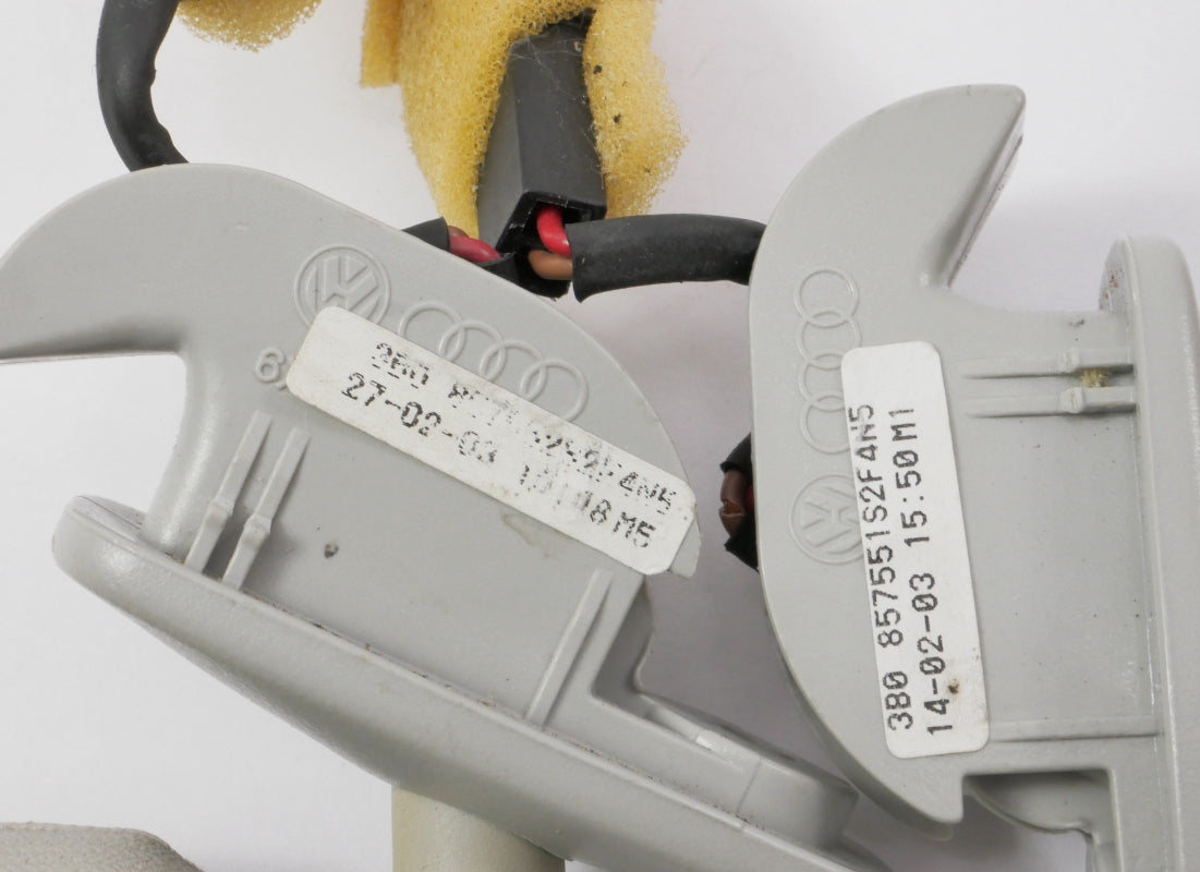 Sunvisor Sun Visor Set 99-05 VW Jetta Golf GTI MK4 Passat B5 Beetle ~ Grey