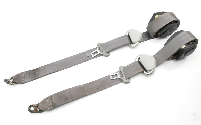 Rear Seatbelt Seat Belt Set 99-05 VW Jetta Golf MK4 Grey - Genuine 1J5 857 805 E