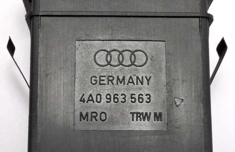 Heated Seat Switch Control 93-95 Audi 90 Series CS - Genuine - 4A0 963 563