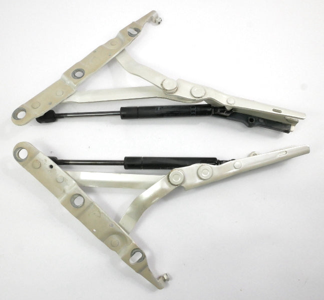 Trunk Deck Lid Hinges & Struts 88-95 Audi 80 90 CS Sedan - L0A9 Pearl White