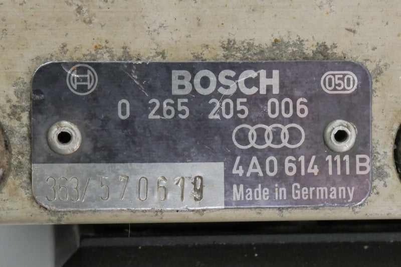 ABS Anti-Lock Brake Pump 92-95 Audi 100 90 A6 S6 - 4A0 614 111 B / 0265205006