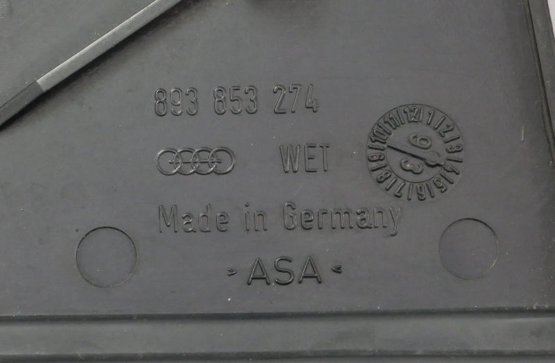 RH Rear Door Window Corner Trim 88-95 Audi 80 90 CS - Genuine - 893 853 274