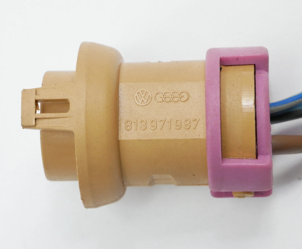 3 Pin Round Pigtail Plug Wiring Connector VW Passat Audi 90 A4 A6 - 813 971 987