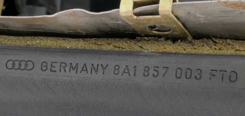 Black Dash Dashboard Shell 1993 Audi 90 CS Quattro - Genuine - 8A1 857 003 FTO