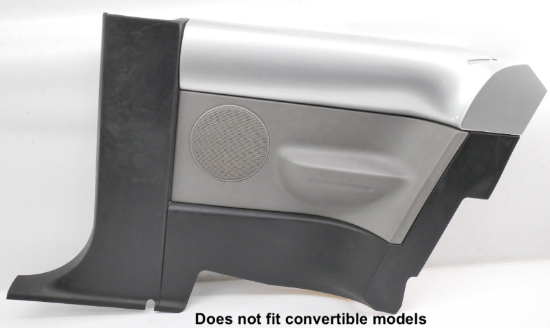 RH Rear Door Side Panel 98-10 VW Beetle Interior Trim LG9R Silver - 1C0 867 044