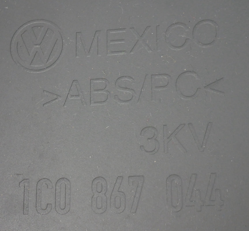 RH Rear Door Side Panel 98-10 VW Beetle Interior Trim LG9R Silver - 1C0 867 044