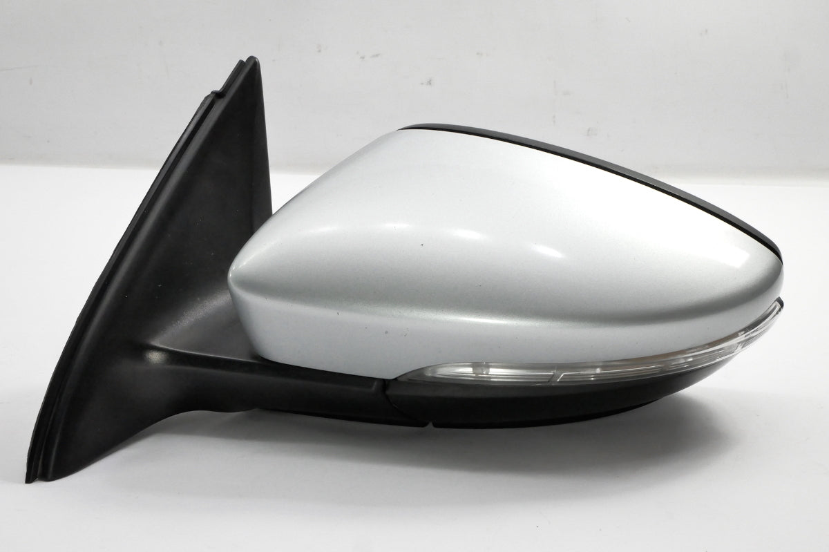 LH Side View Door Exterior Mirror 11-18 VW Jetta MK6 Sedan LA7W Silver - Genuine
