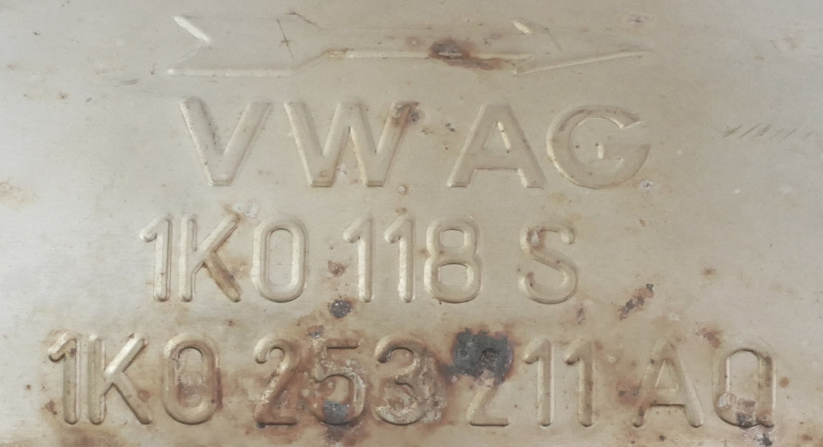 Exhaust Muffler Resonator 13-16 VW Jetta Hybrid MK6 - Genuine - 1K0 253 211 AQ